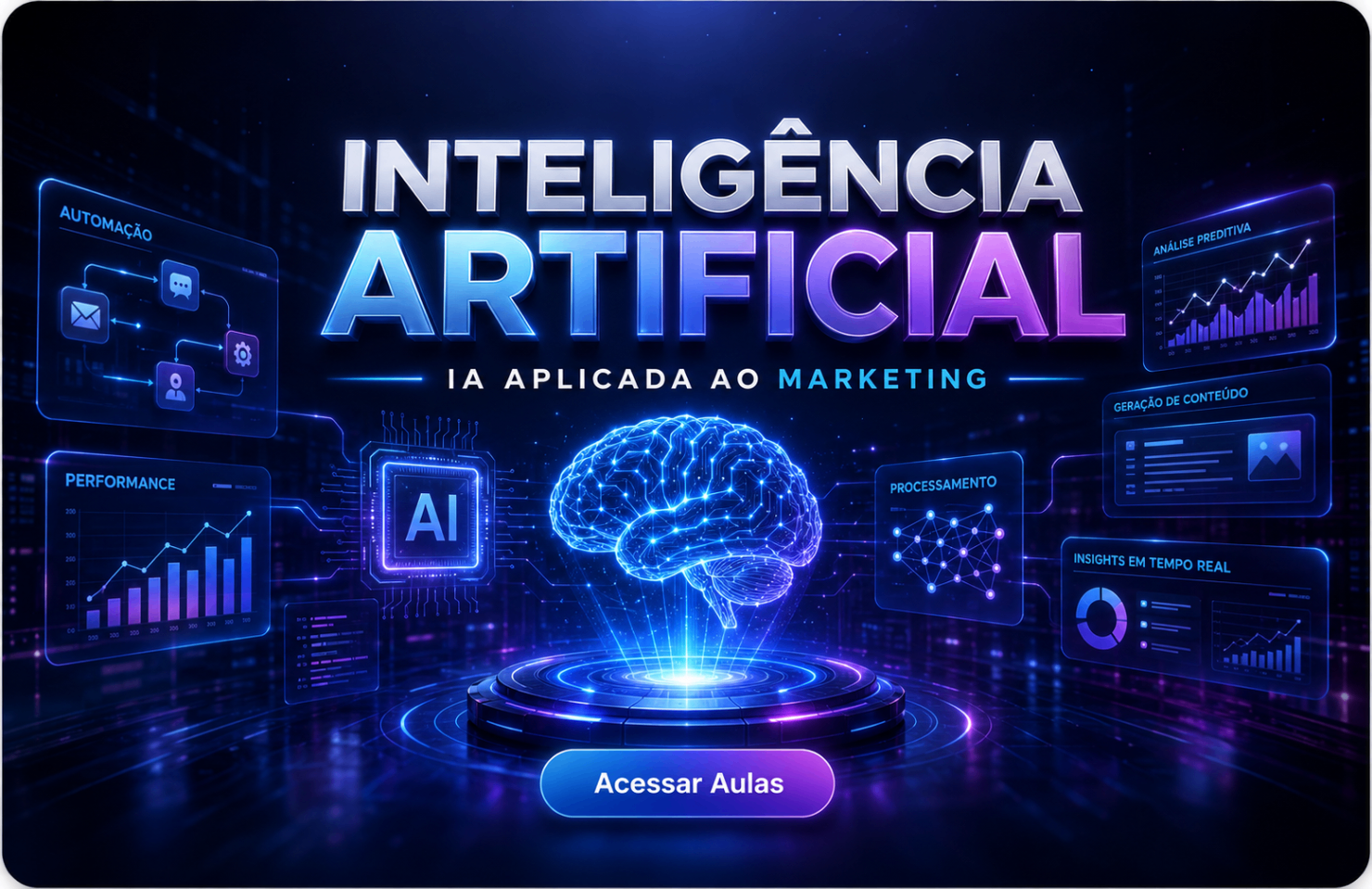 Curso Inteligência Artificial — Plano Mestre